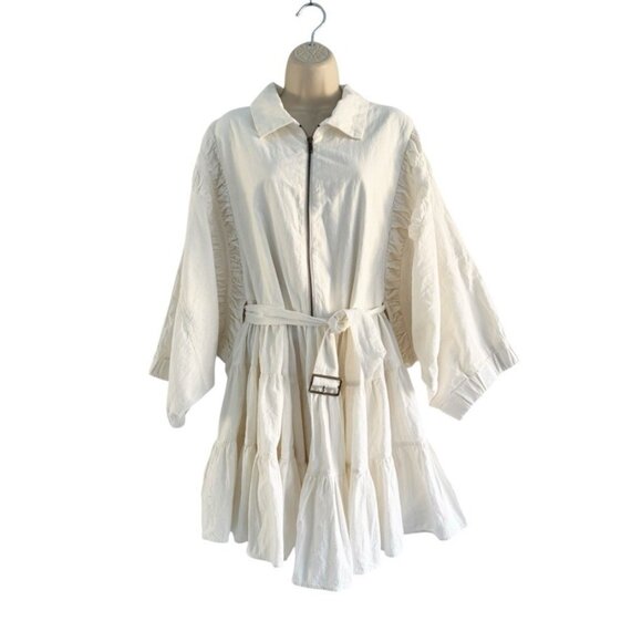 Free People Hampton Mini Dress in Ivory Woman's Sz L Sold on REVOLVE - Picture 4 of 10